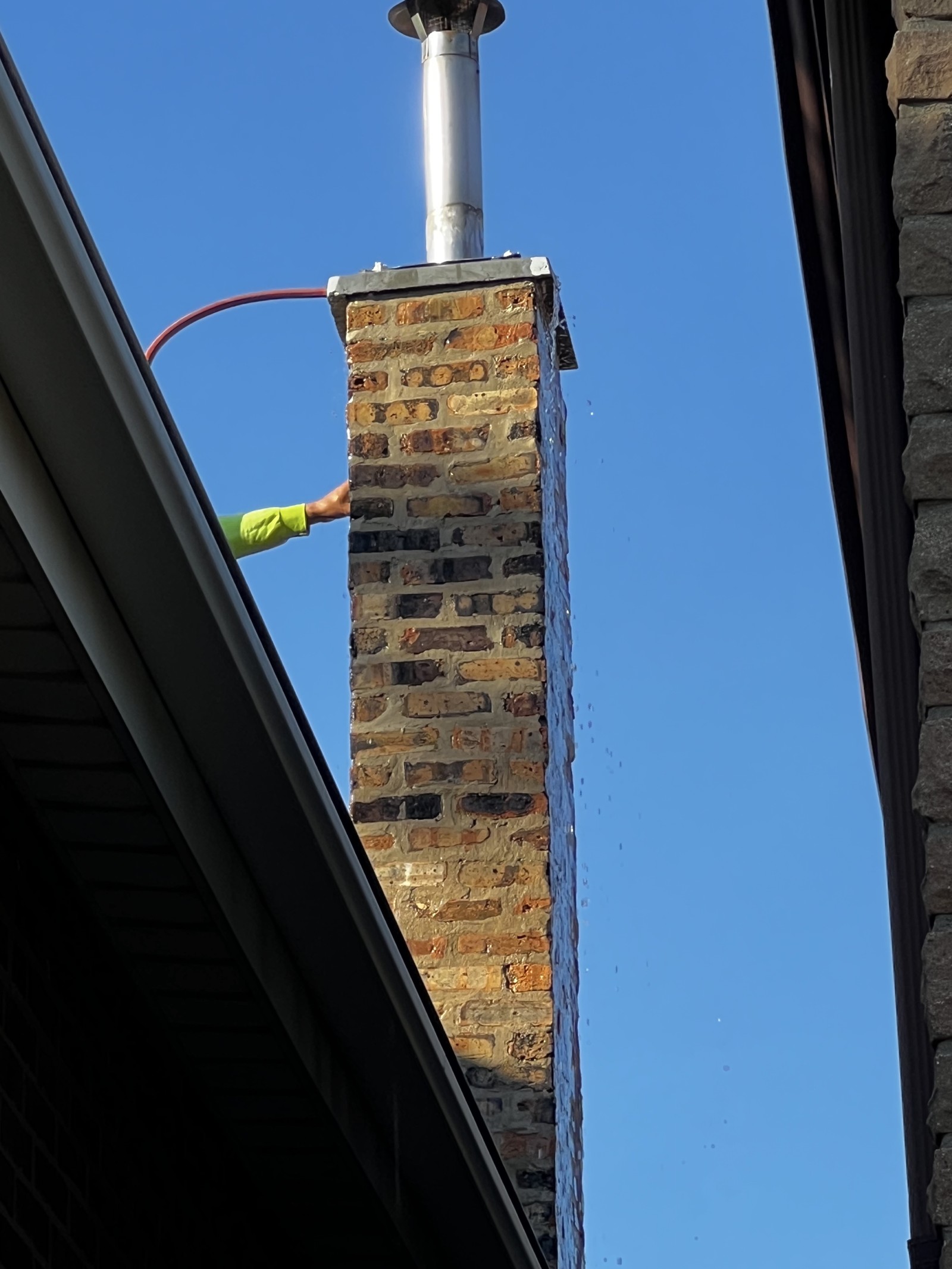 Chimney washing/sealing